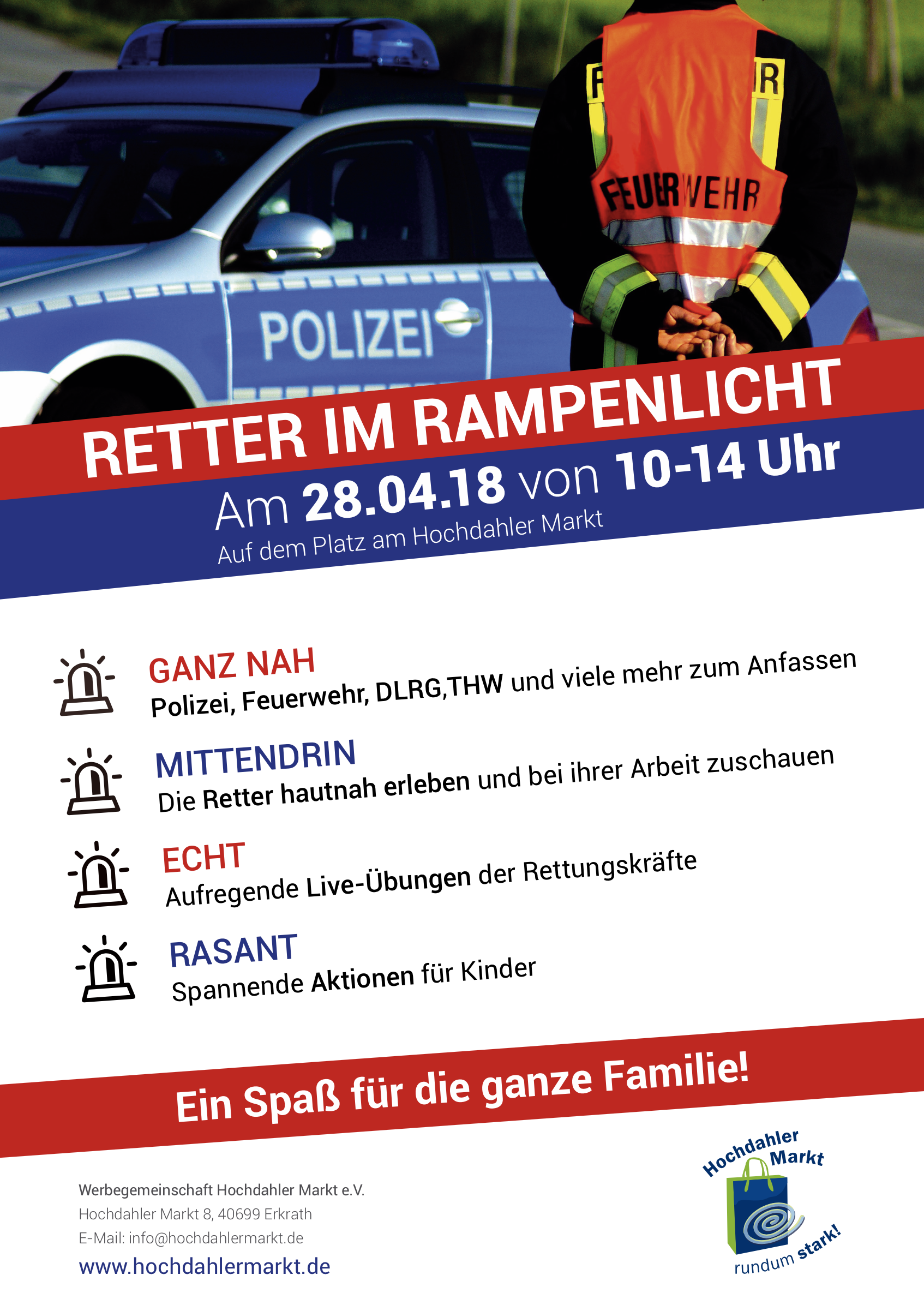 Hochdahler Markt Retter im Rampenlicht