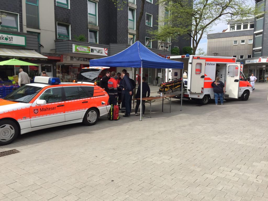 Hochdahler Markt Retter im Rampenlicht