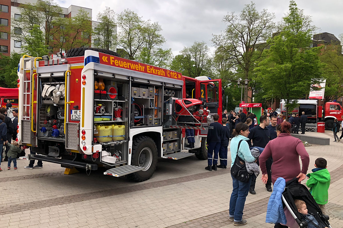 Hochdahler Markt Retter im Rampenlicht